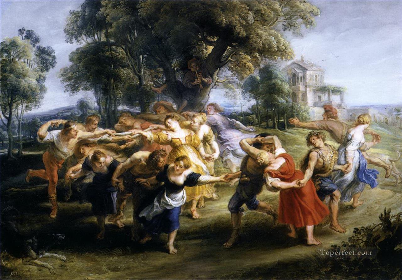 dance of italian villagers Peter Paul Rubens Oil Paintings
